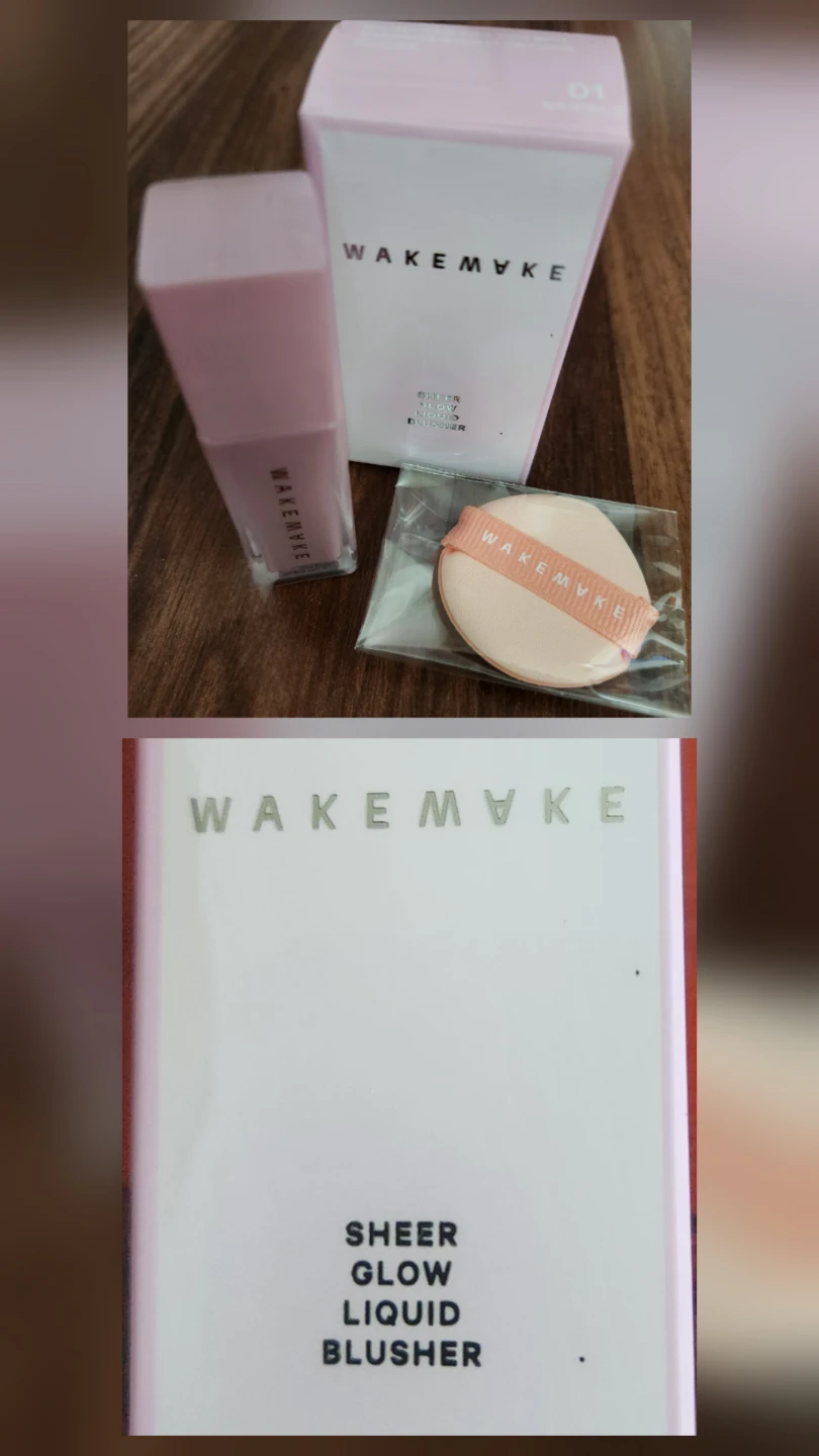 WAKEMAKE Sheer Glow Liquid Blusher - 01 Silky Lavender