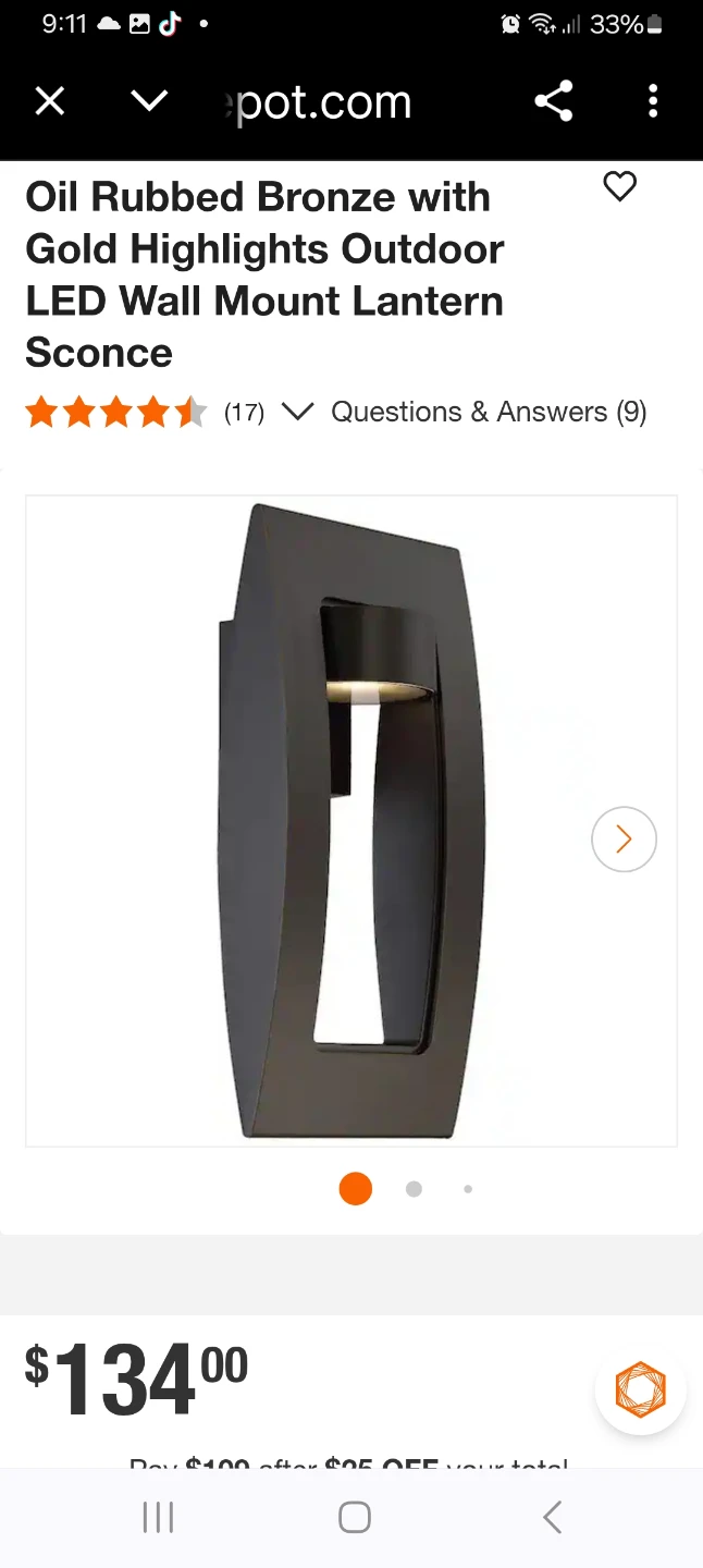 Home Decorators Collection Frolynn LED Outdoor Wall Lantern - photo 4
