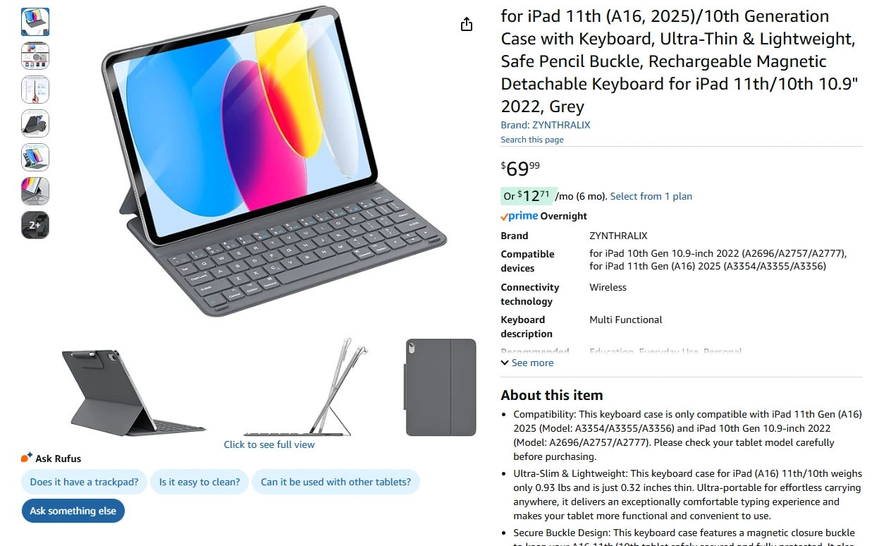 iPad Case with Keyboard BNIB - photo 2
