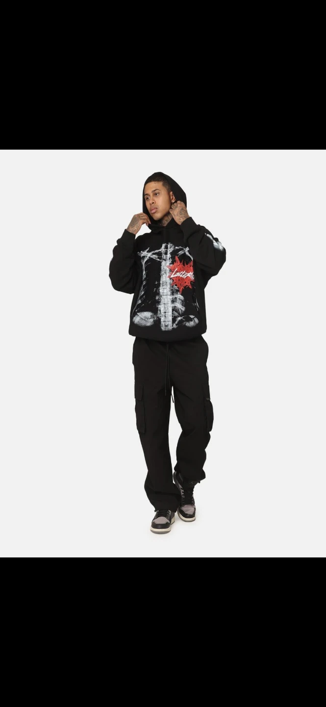 Lature Skeleton Graphic Hoodie oversize large - photo 3