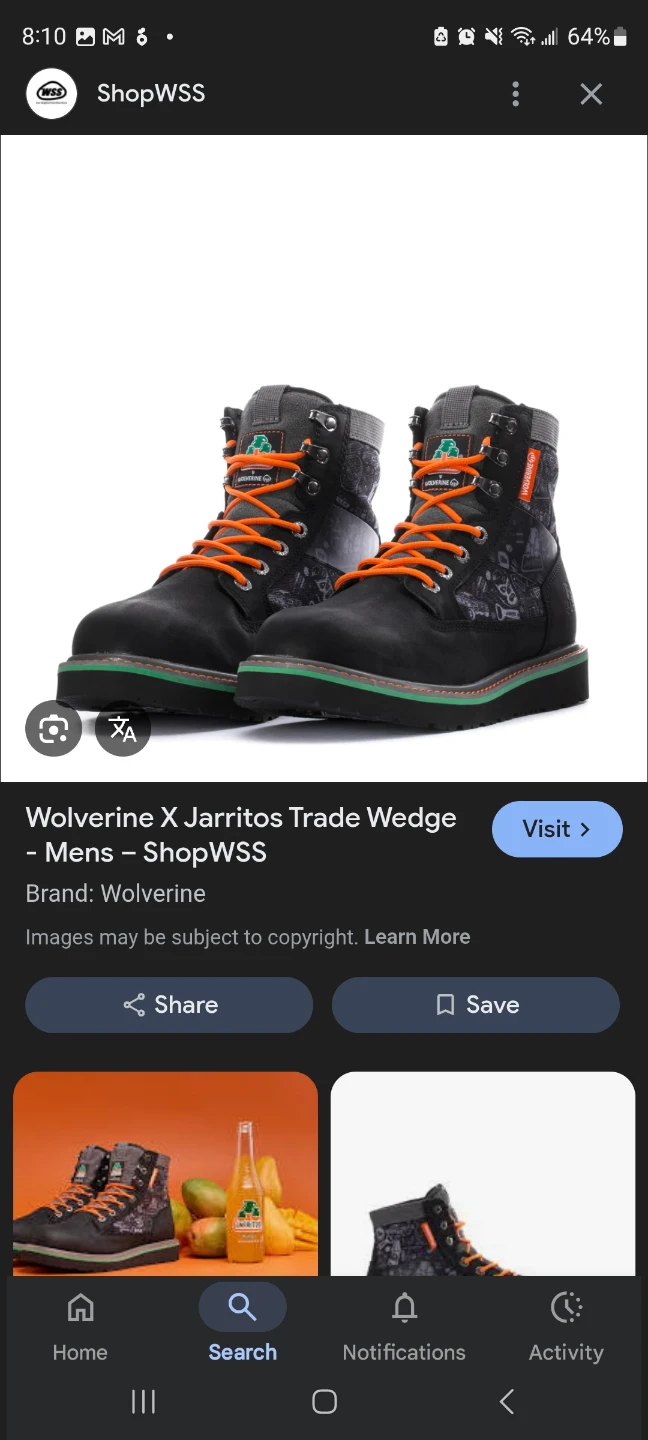 Wolverine x Jarritos Trade Wedge Boots - Men's size 11 🥕 - photo 2