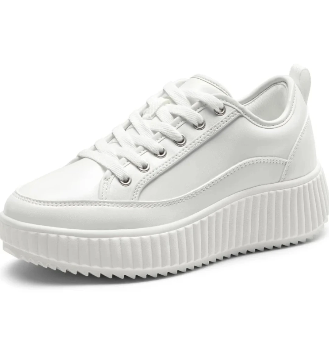 White Platform Sneakers(brand dream pairs) - photo 2