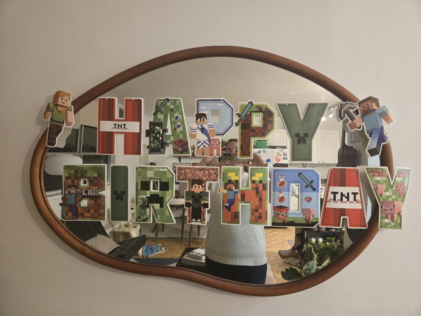 Minecraft Themed Birthday Party Balloons & Banner Kit