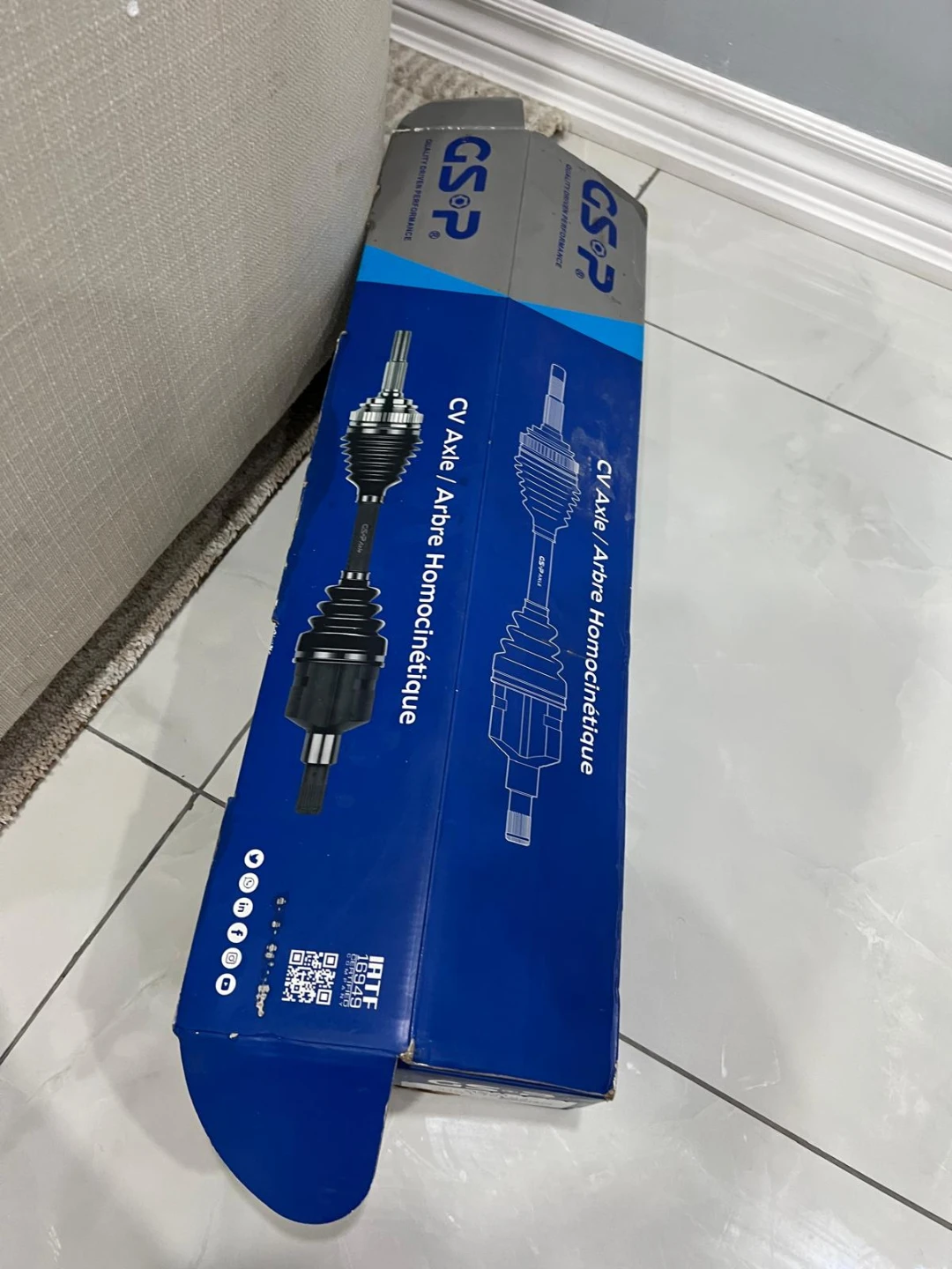 GSP CV Axle / Arbre Homocinétique