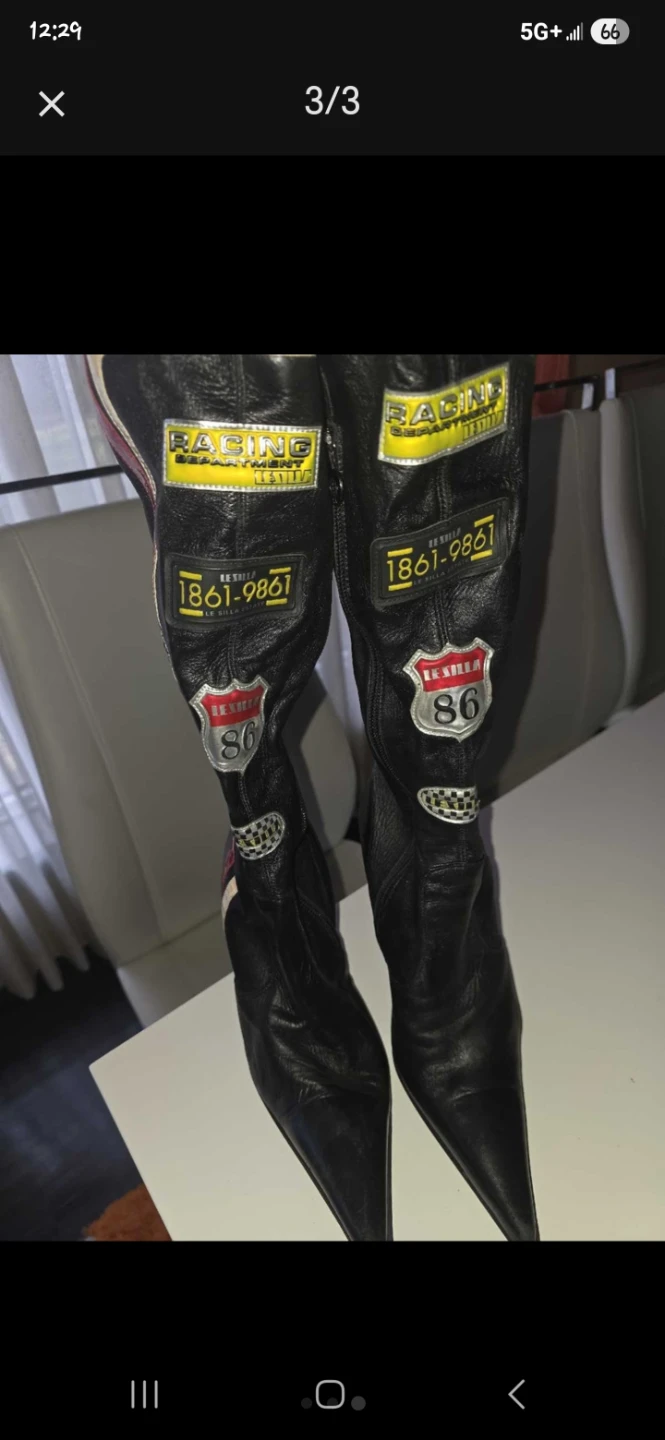 Italian leather boots