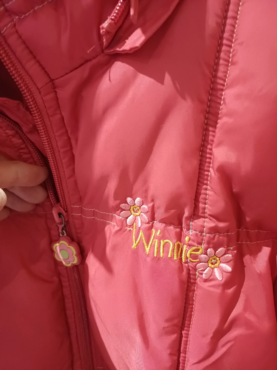 🥕 Disney Winnie the Pooh Puffer Jacket - Size 6 - photo 3