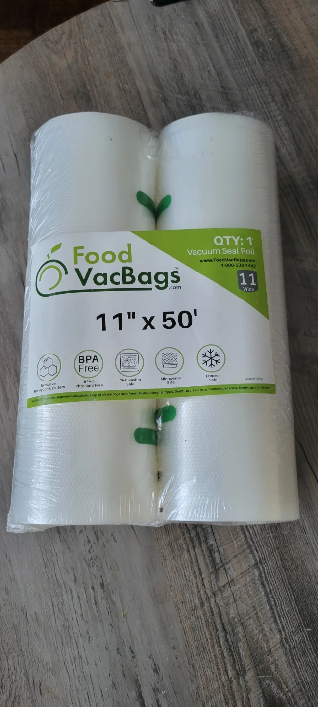 New Food VacBags Vacuum Seal Roll 11" x 50' - photo 2