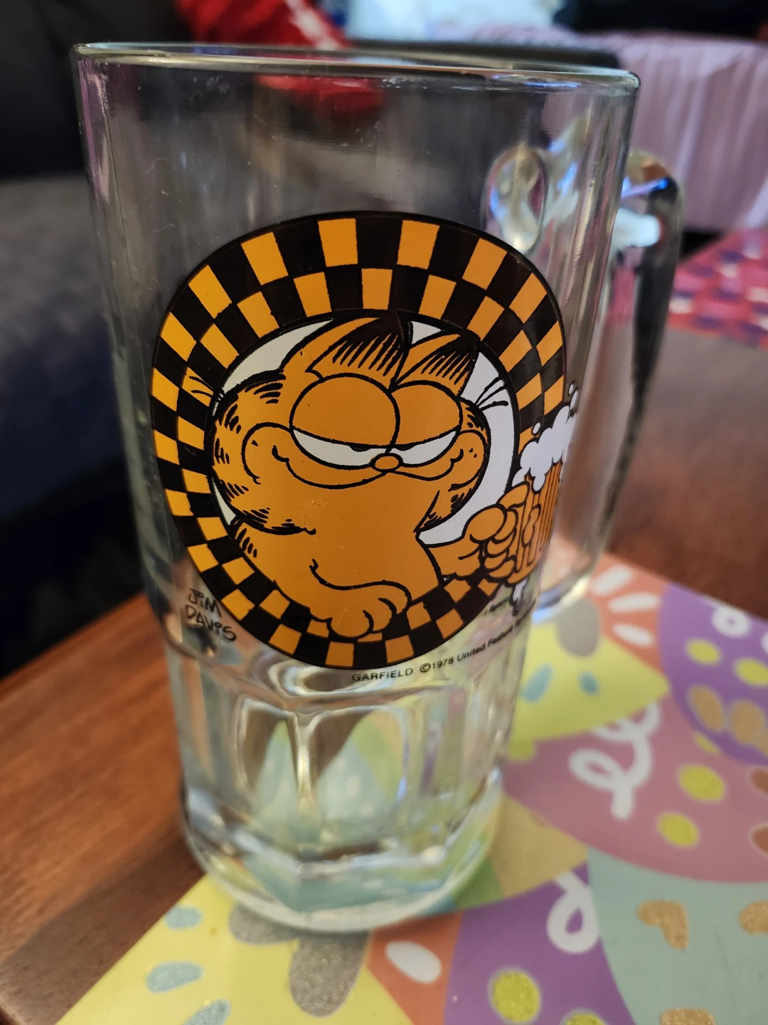 Vintage 1978 Garfield Beer Mug