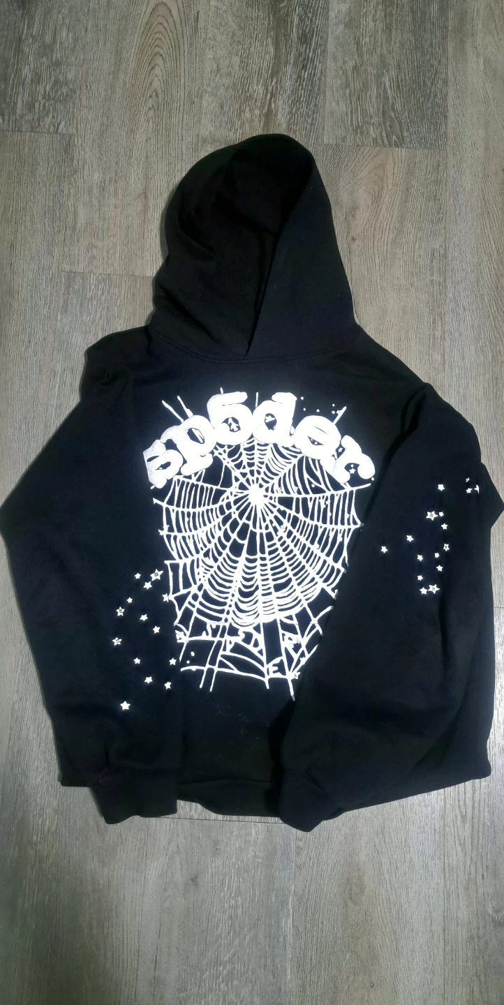 Black OG Spider Hoodie