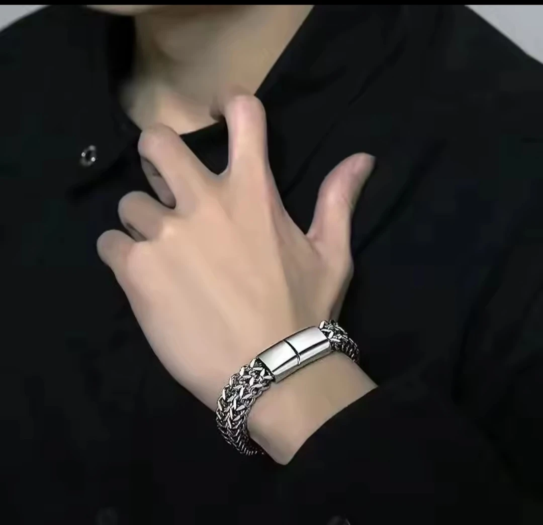 Men's Stainless Steel Chain Bracelet