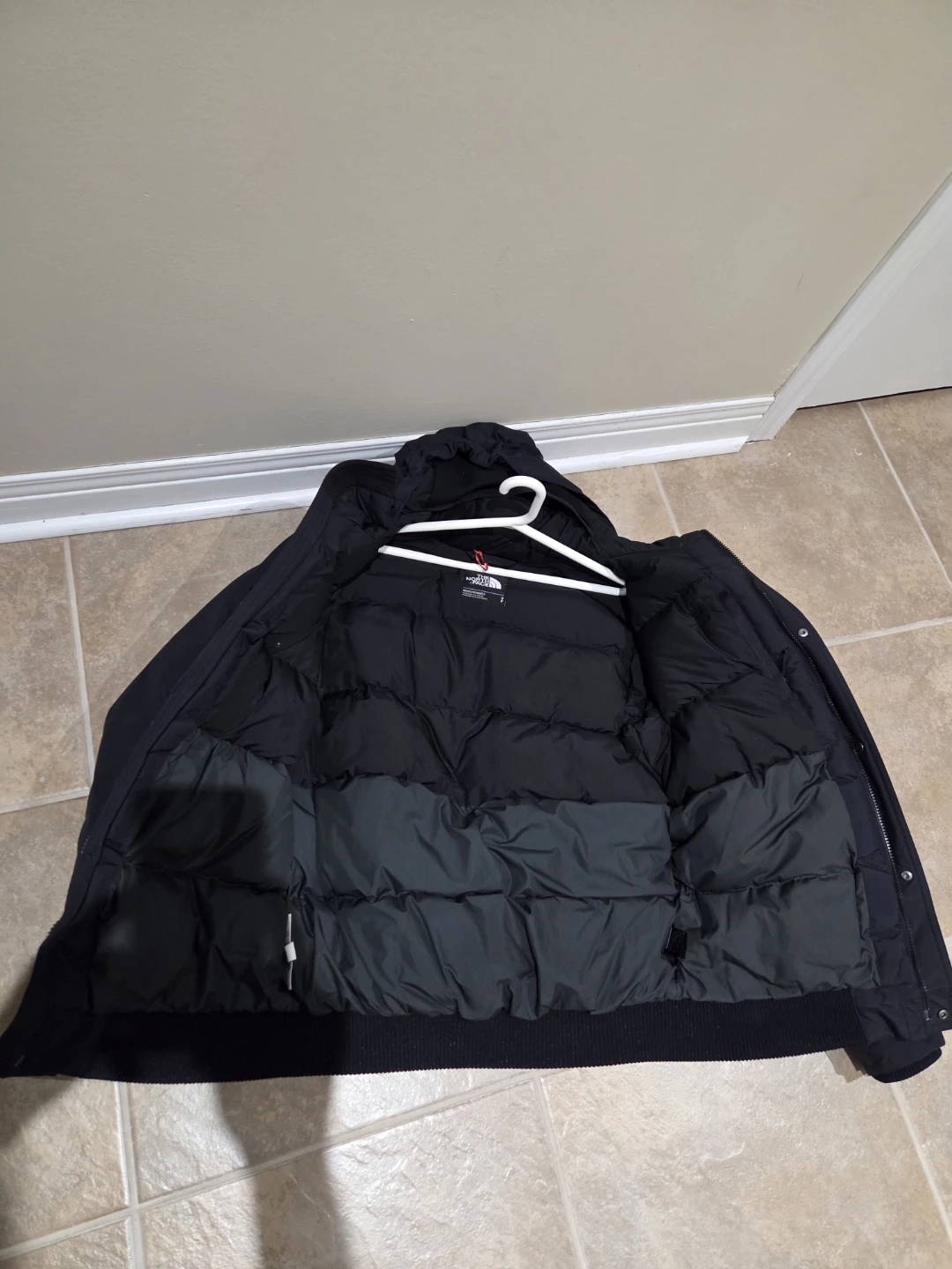 The North Face Black Hooded Puffer Jacket - Men's Small - photo 4
