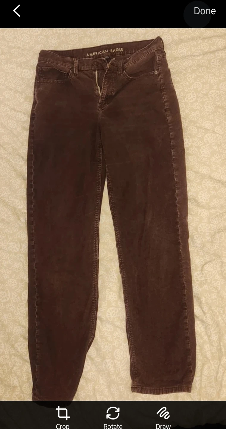 American Eagle 90s straight corduroy pants (Women's 6)