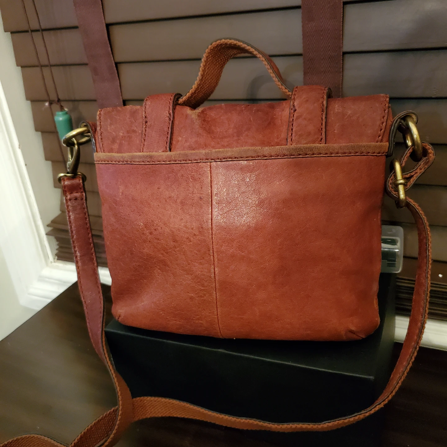 FOSSIL Long Live Vintage Leather Crossbody Satchel Bag - photo 4