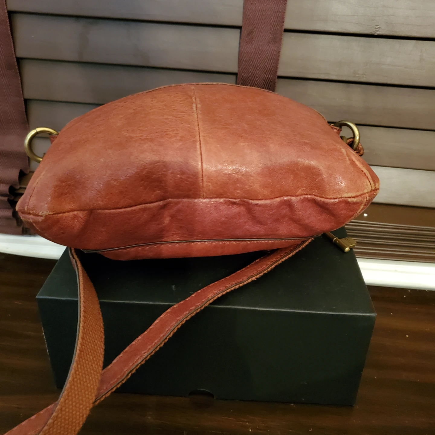 FOSSIL Long Live Vintage Leather Crossbody Satchel Bag - photo 5