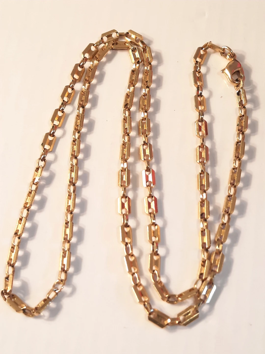 Gold-filled chain necklace