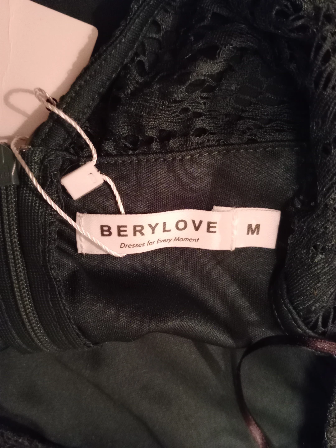 BERLYLOVE Lace Trimmed Dress - Size M - photo 3