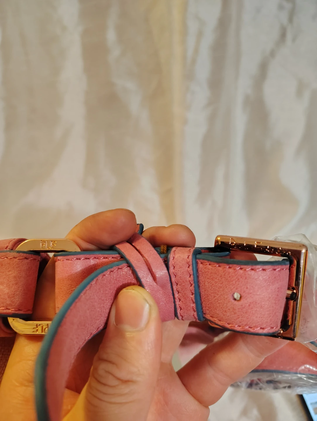 Paolo Federici Pink Textured Crossbody Bag - photo 5