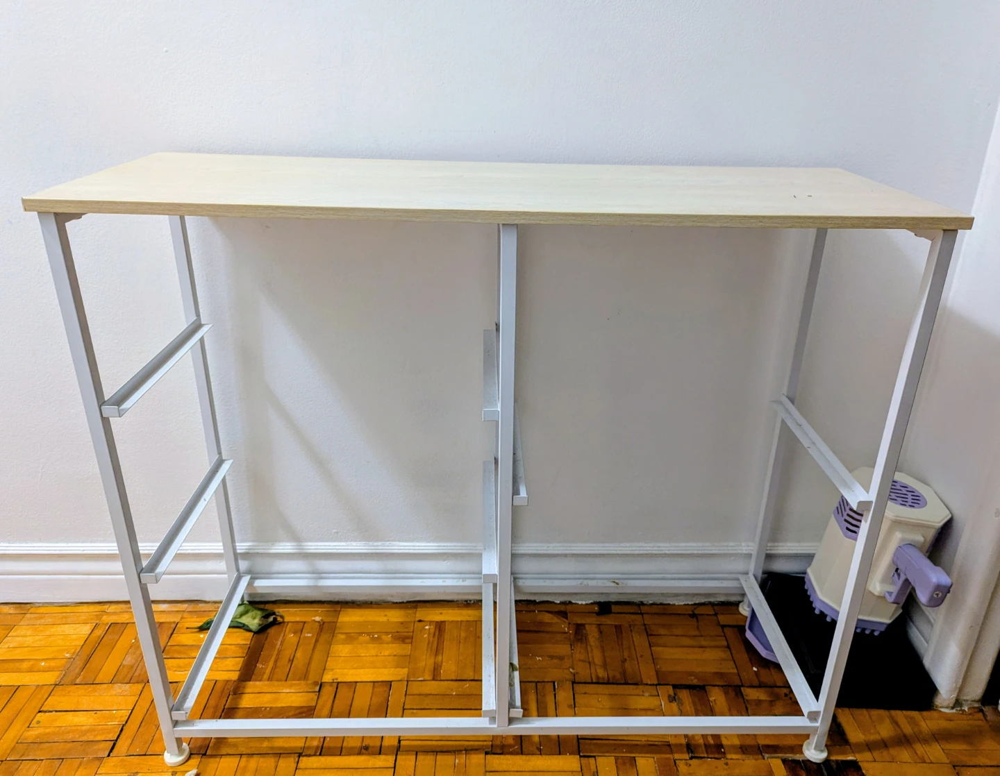 Light Wood Console Table - photo 2