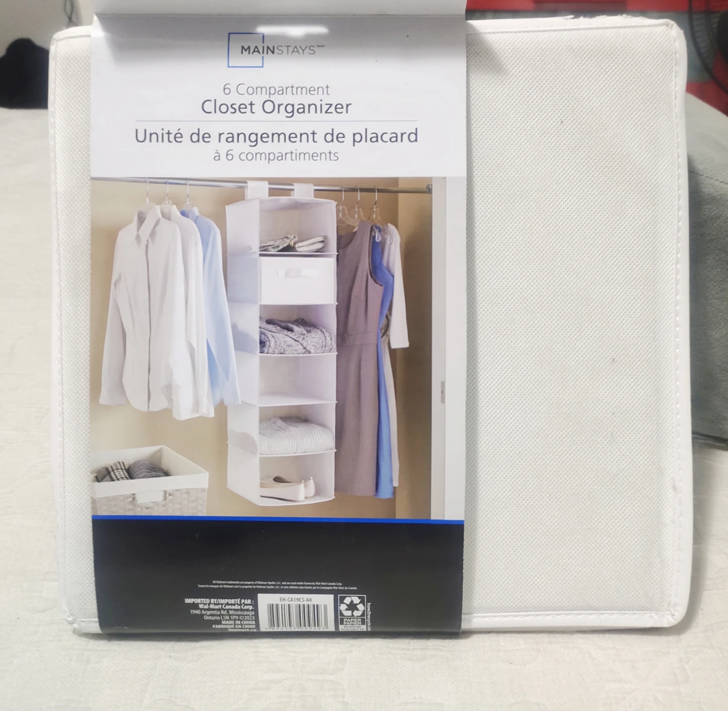 Mainstays 6 Compartment Closet Organizer