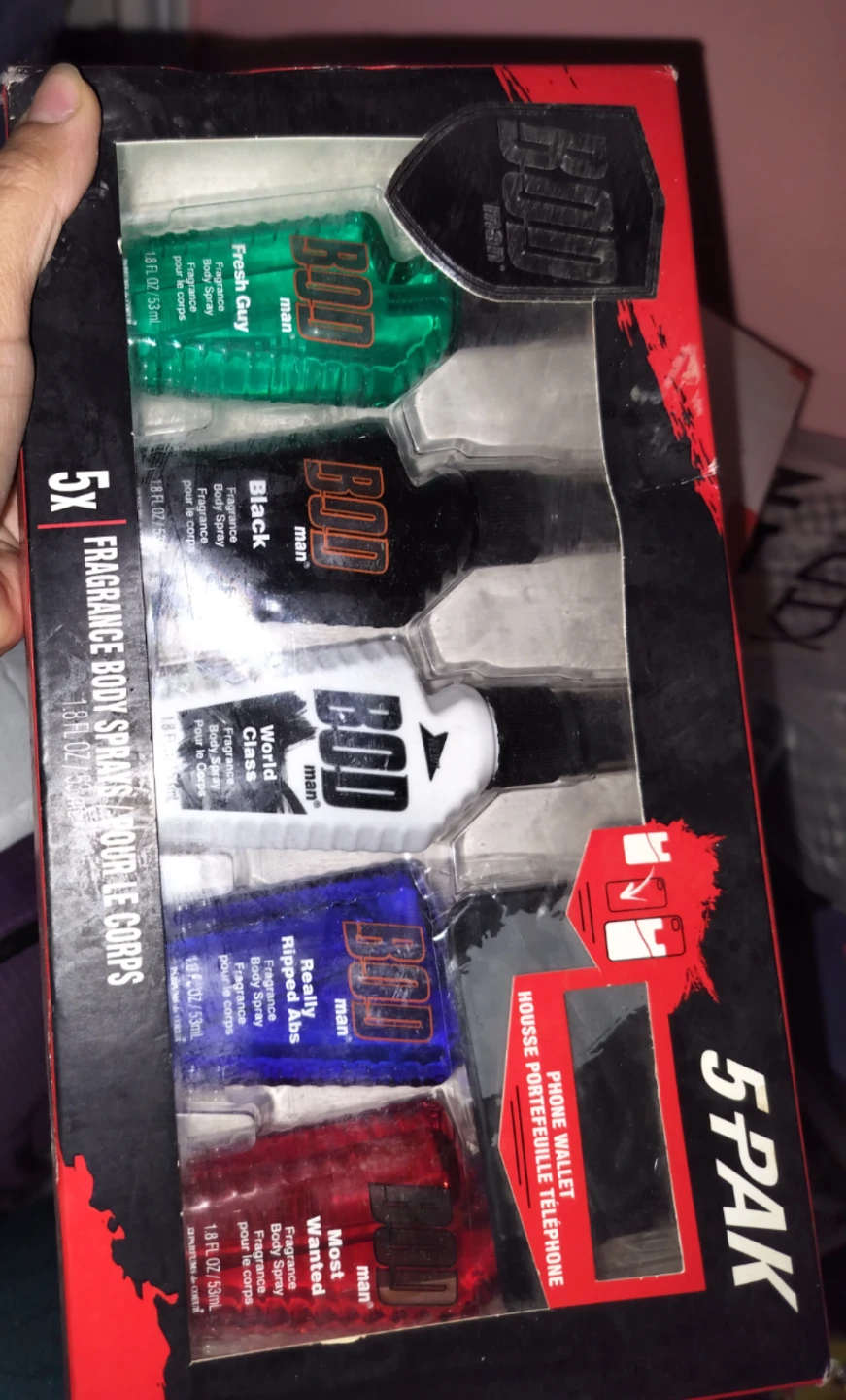 🏆 BOD Man 5-Pack Fragrance Body Sprays 🏆