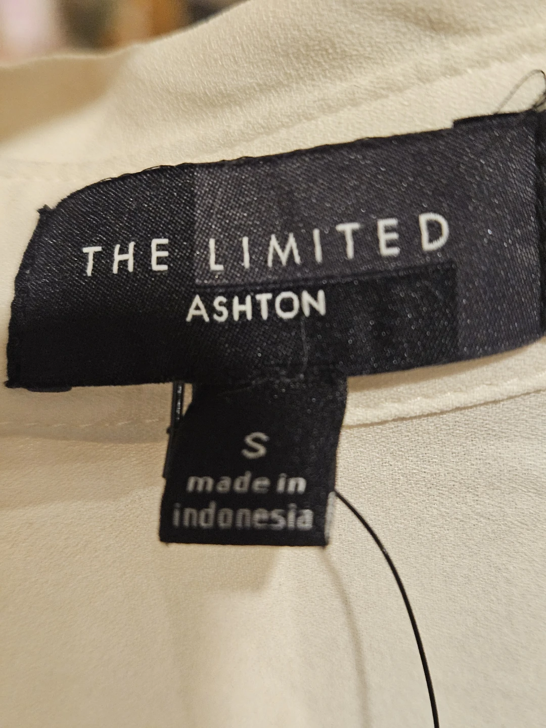 The Limited Ashton White Cap Sleeve Button Up Shirt Size S - photo 4