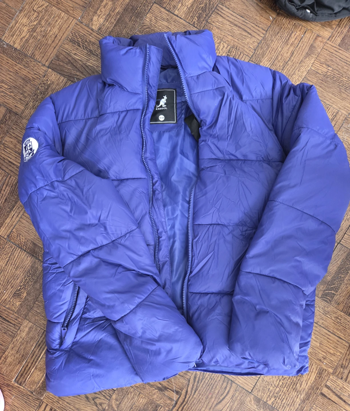 Kangol Puffer Jacket - Blue - M/M