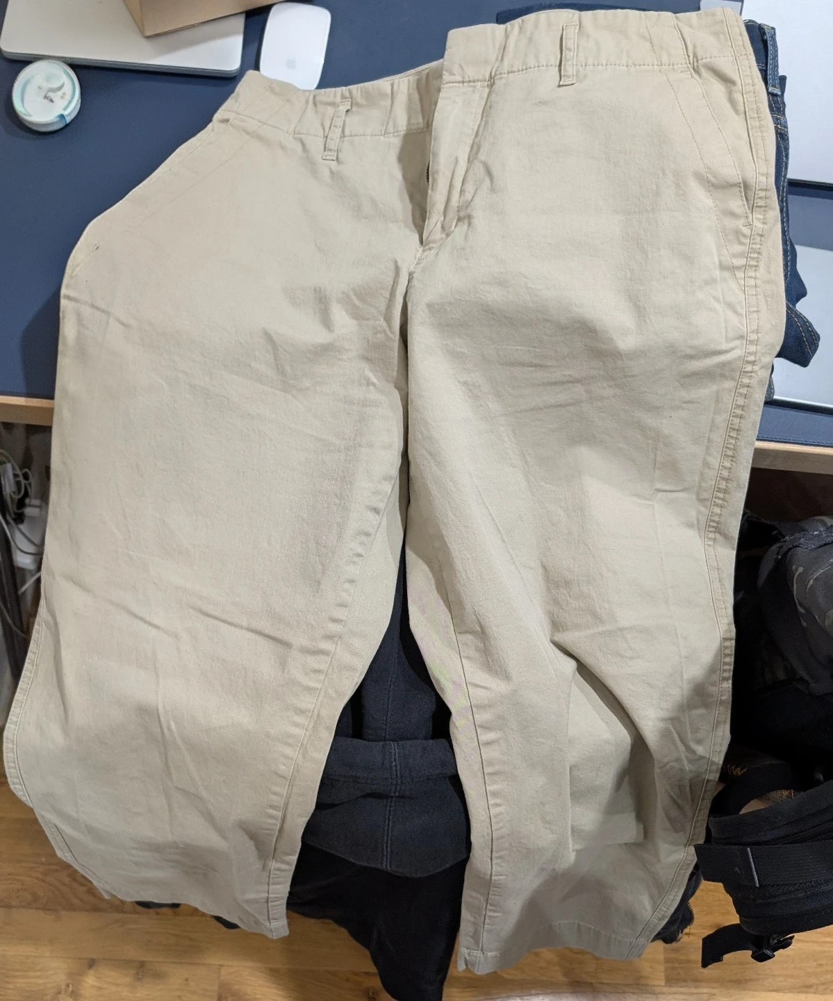 A New Day Women's Stretch Twill Pants Khaki Size 12 - 3 Pairs - photo 3