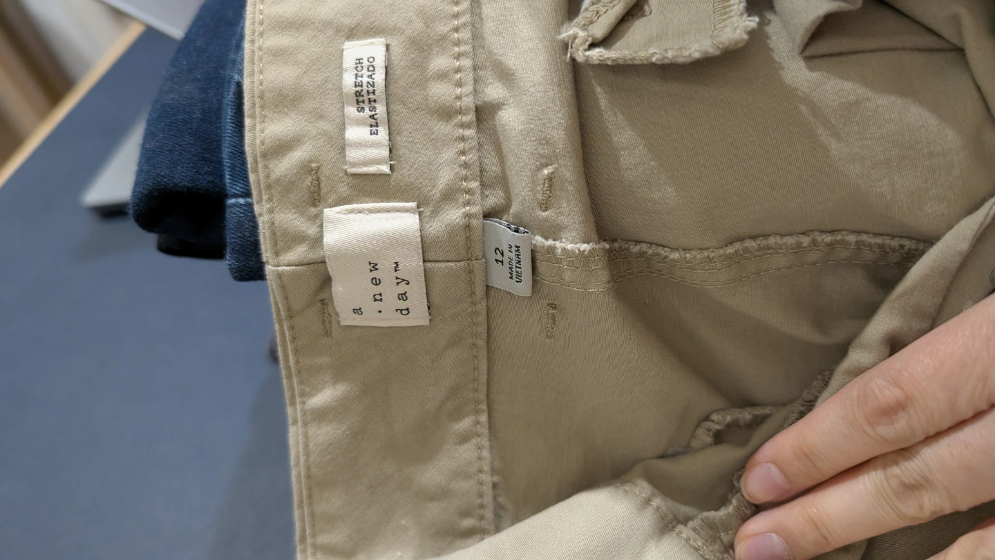 A New Day Women's Stretch Twill Pants Khaki Size 12 - 3 Pairs - photo 4