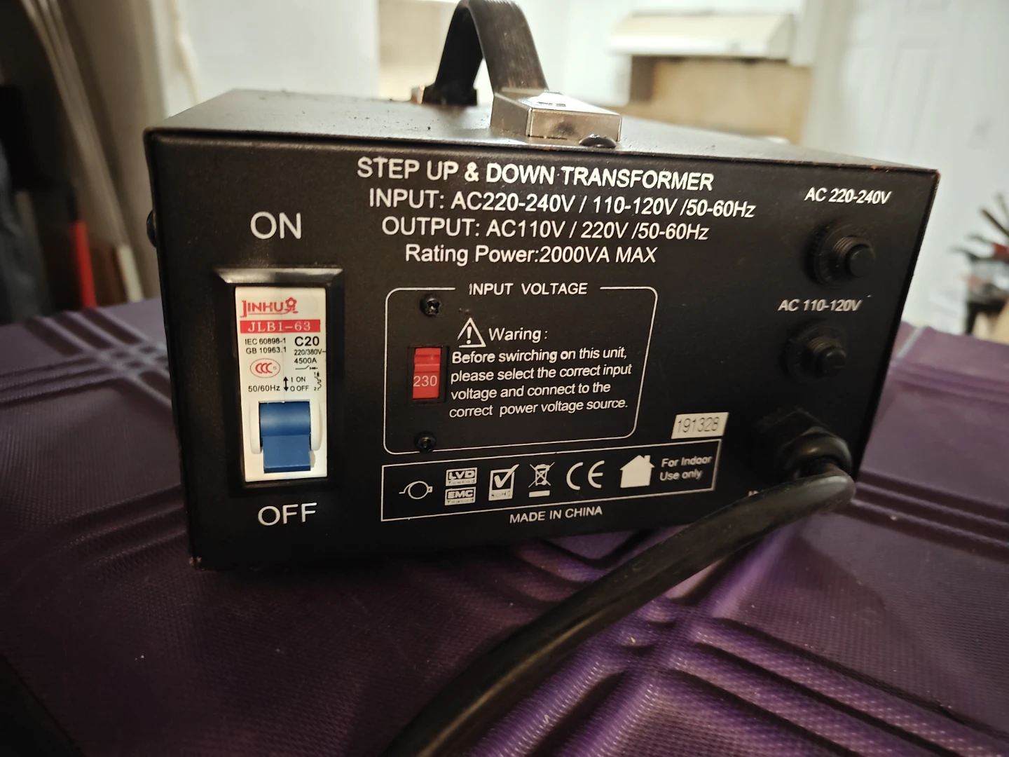 ELC T-2000 Step Up & Down Transformer