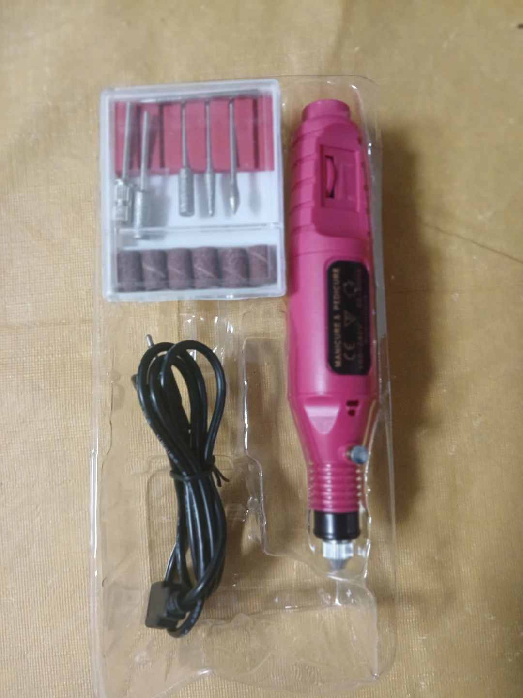 Variable Speed Rotary Detail Carver Manicure & Pedicure Tool Kit - photo 2