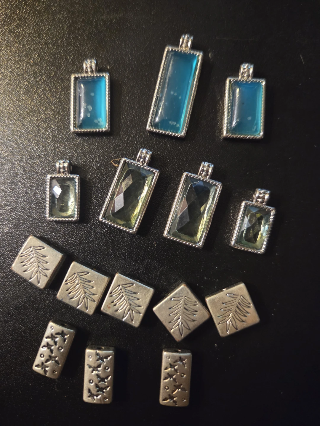 Set of 10 Charms and Pendants