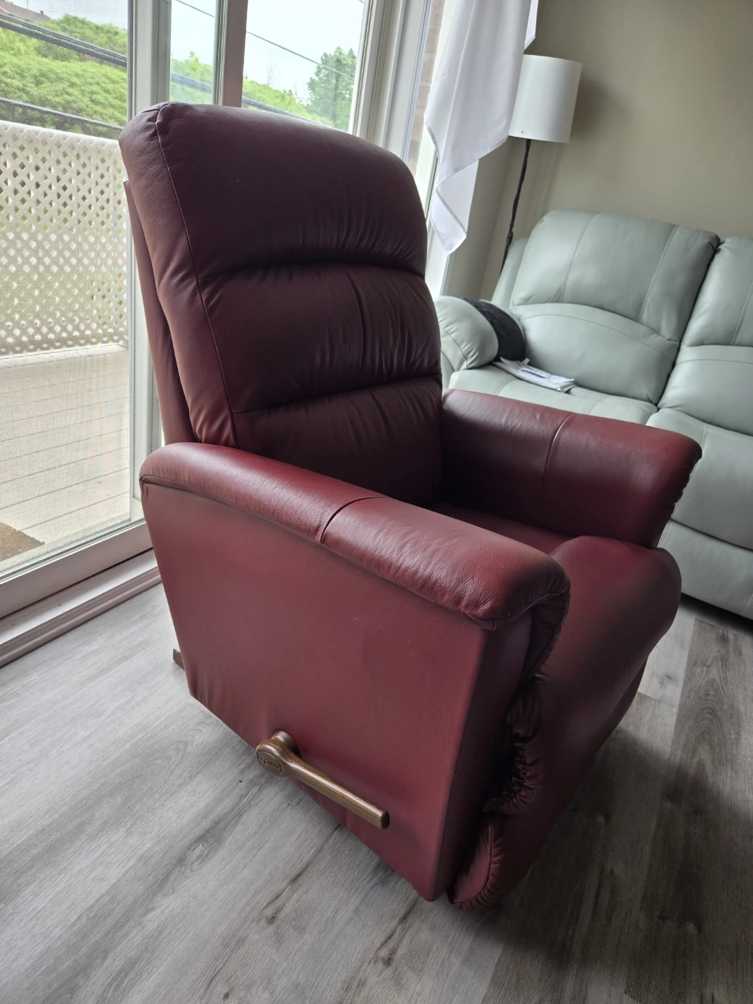 La-Z-Boy Recliner - Red Leather