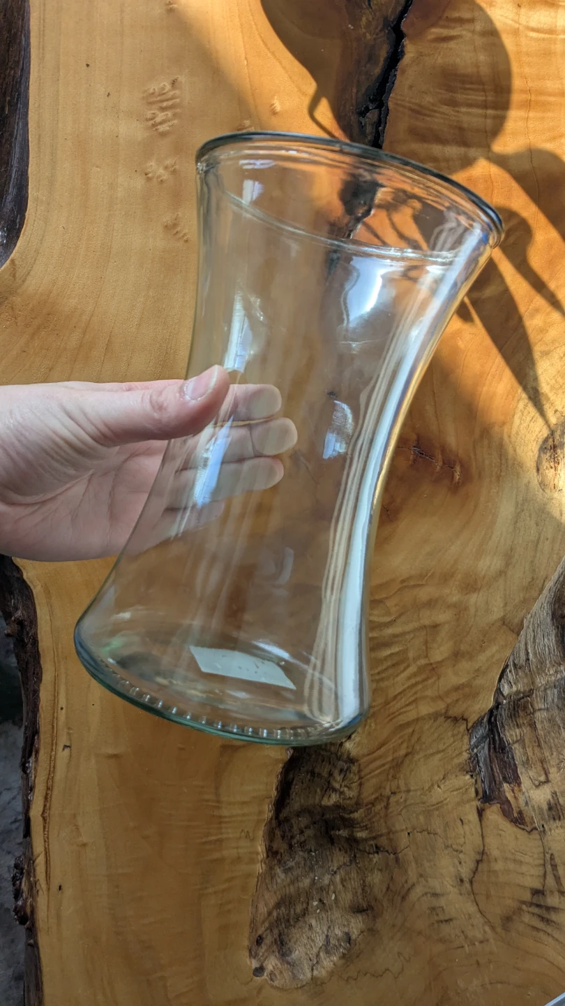 Clear Glass Vase