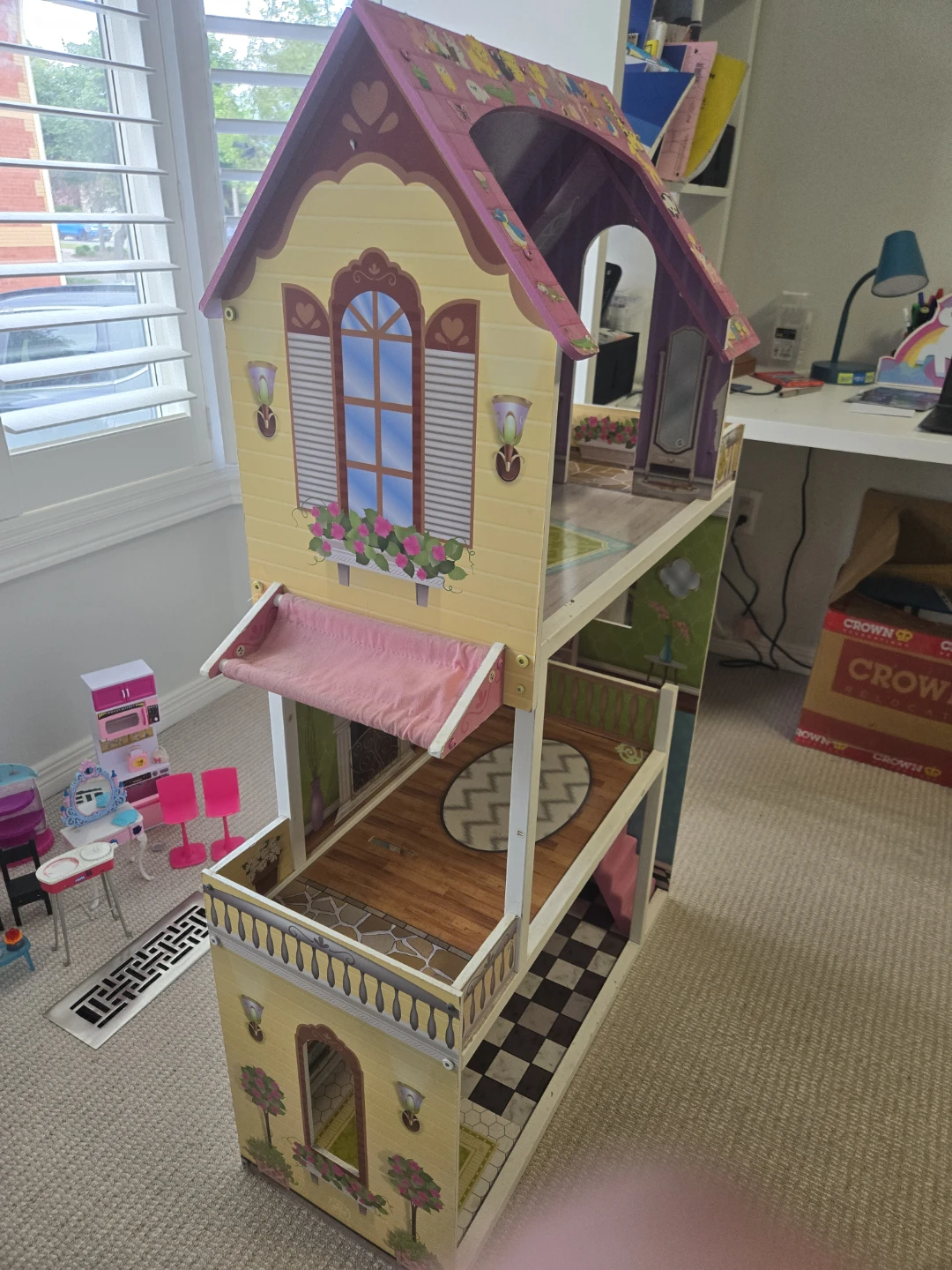KidKraft Wooden Dollhouse with Furniture