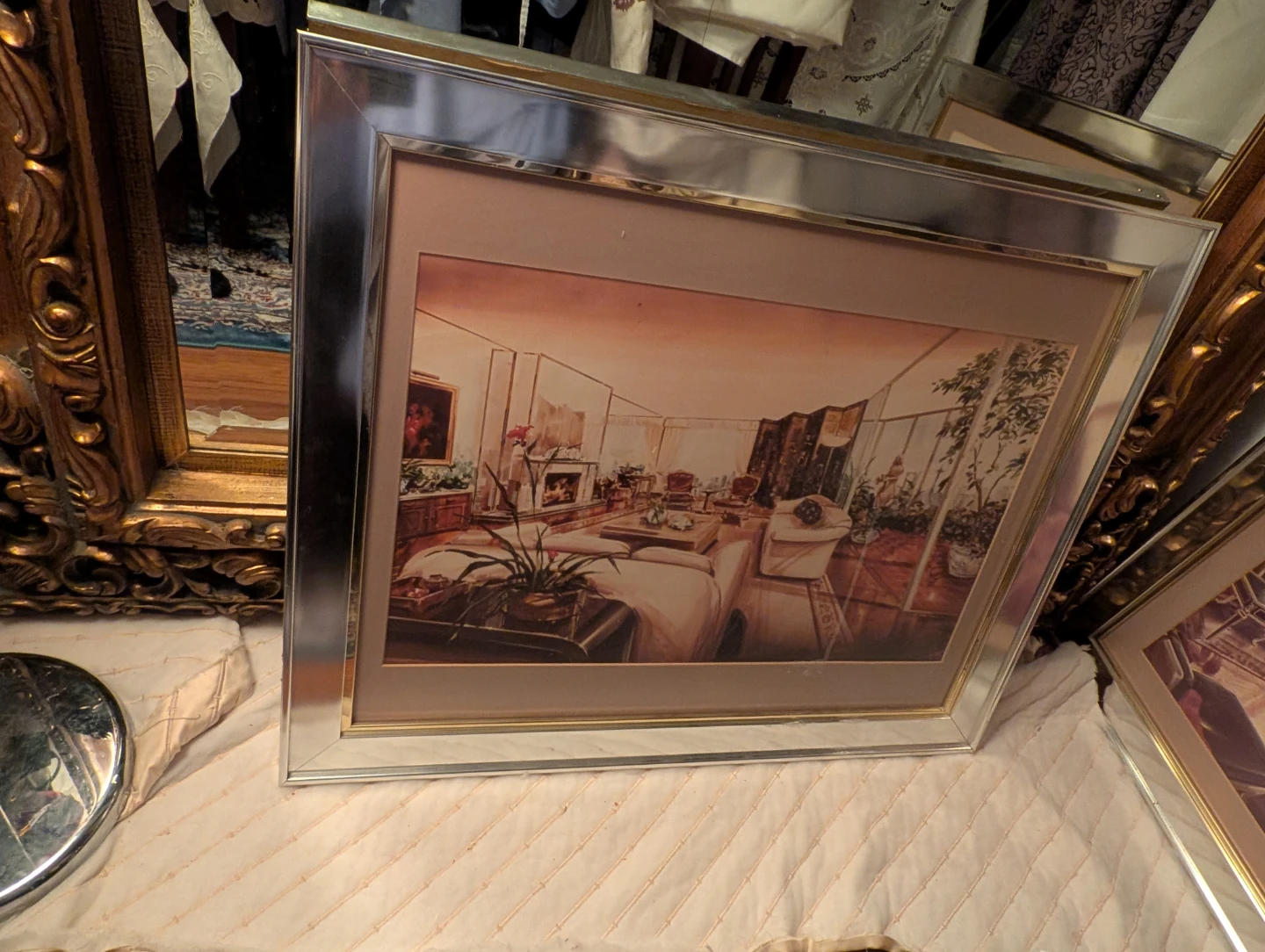 Framed Print of Interior Scene
