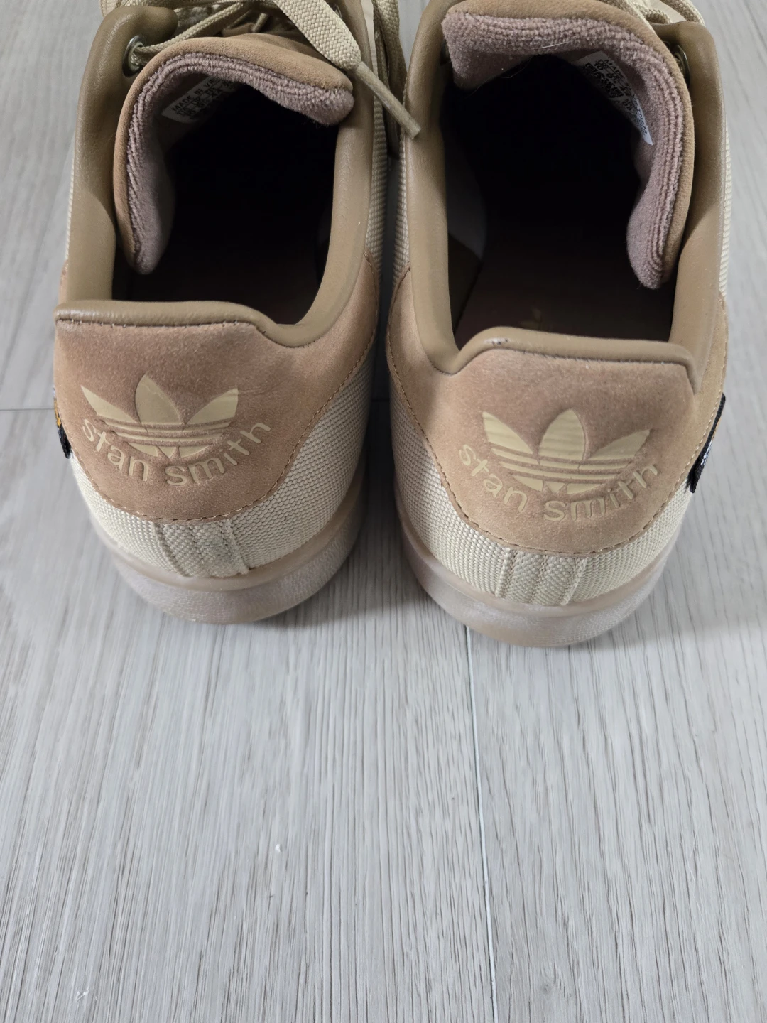 Adidas Stan Smith Beige Canvas Sneakers - photo 4