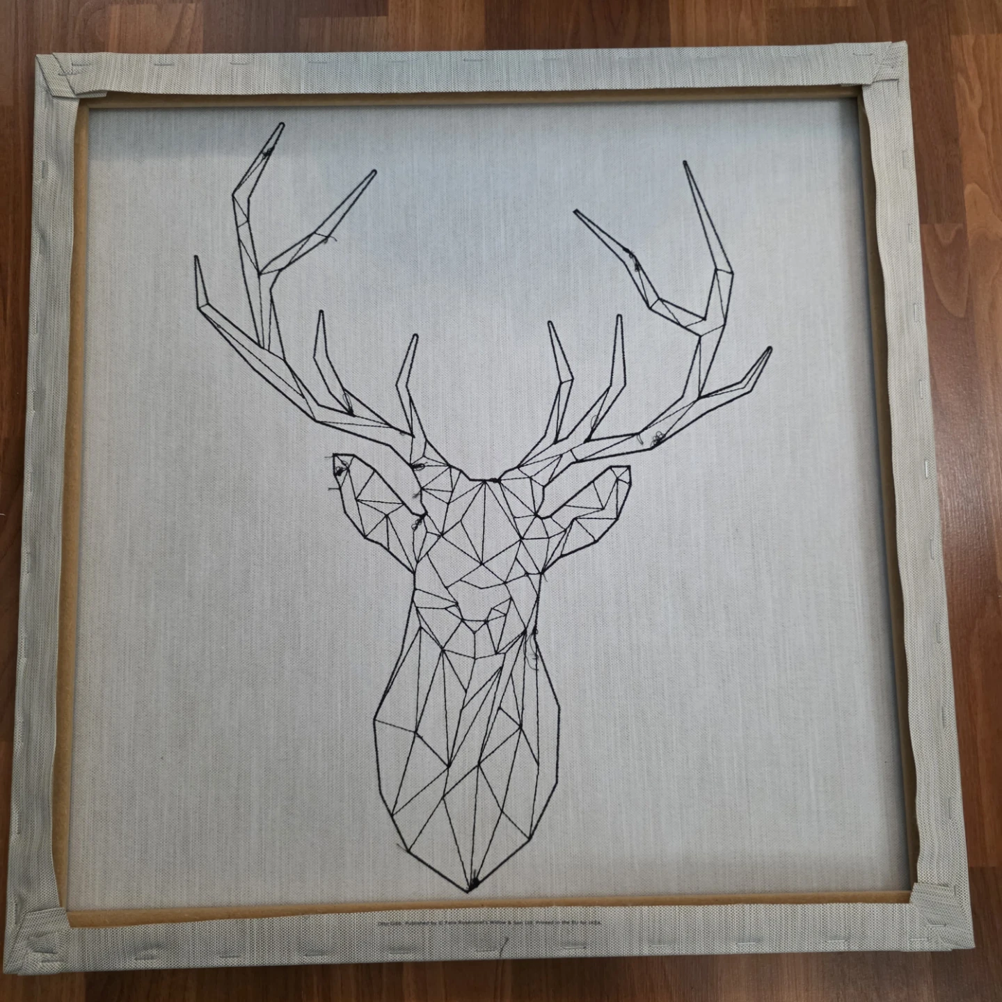 Geometric Stag Head Wall Art - photo 2