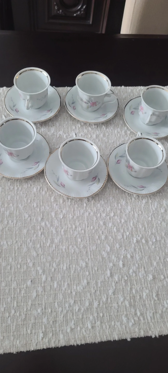 Walbrzych exoresso Cups and Saucers - Set of 6 - photo 3