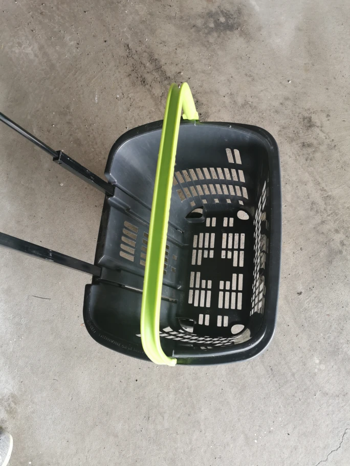 Shopping Basket with Wheels and Handle - photo 3