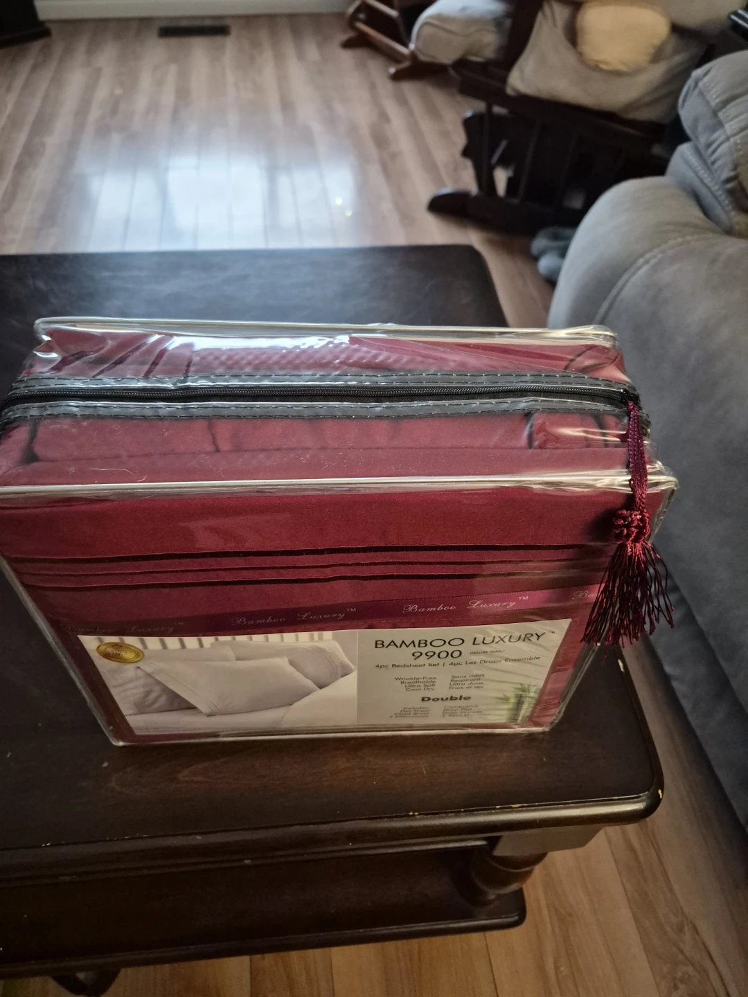 Bamboo Luxury 9900 Deluxe Series 4pc Double Bedsheet Set - photo 2