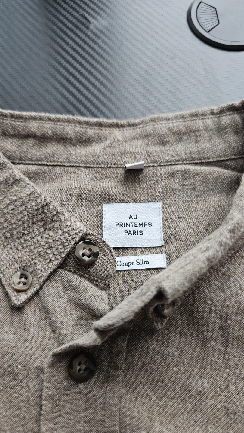 AU PRINTEMPS PARIS Slim Fit Button-Down Shirt - photo 2
