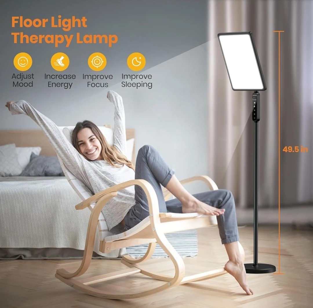 LASTAR Floor Lamp Therapy Light with Remote - photo 2
