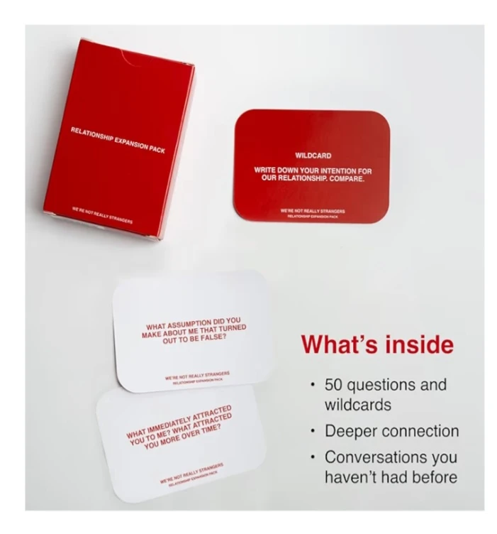 NEW!   We're Not Really Strangers Relationship Expansion Pack - photo 3