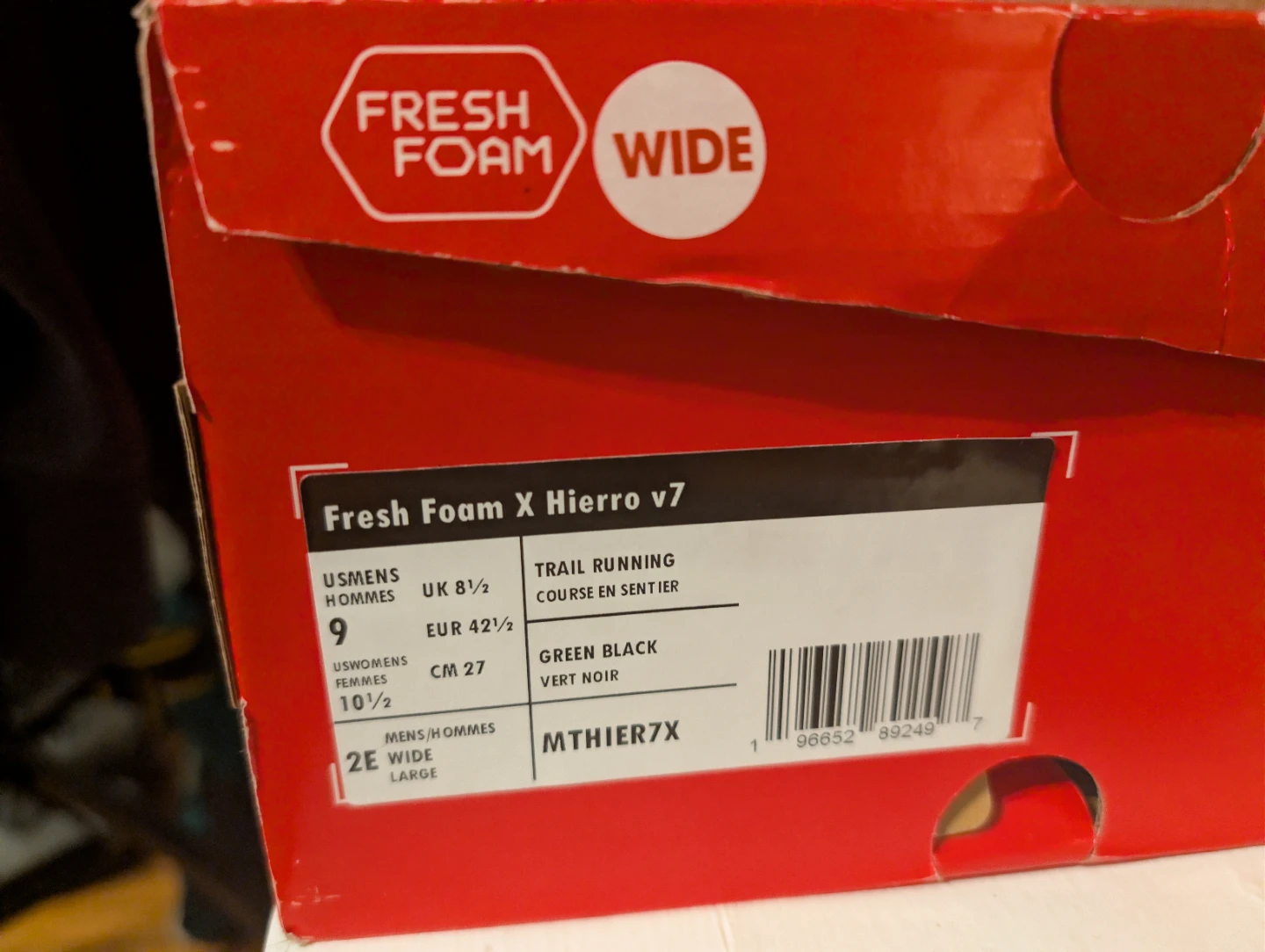 New Balance Fresh Foam X Hierro v7 Trail Running Shoes