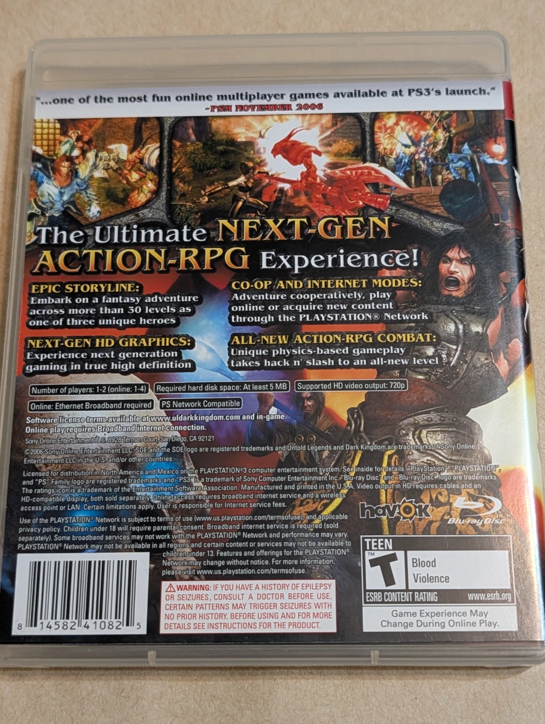Untold Legends Dark Kingdom PS3 Video Game - photo 2