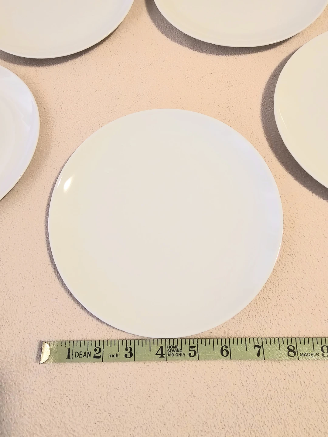 $2 for All 8 Classic White 8" Plates - photo 2