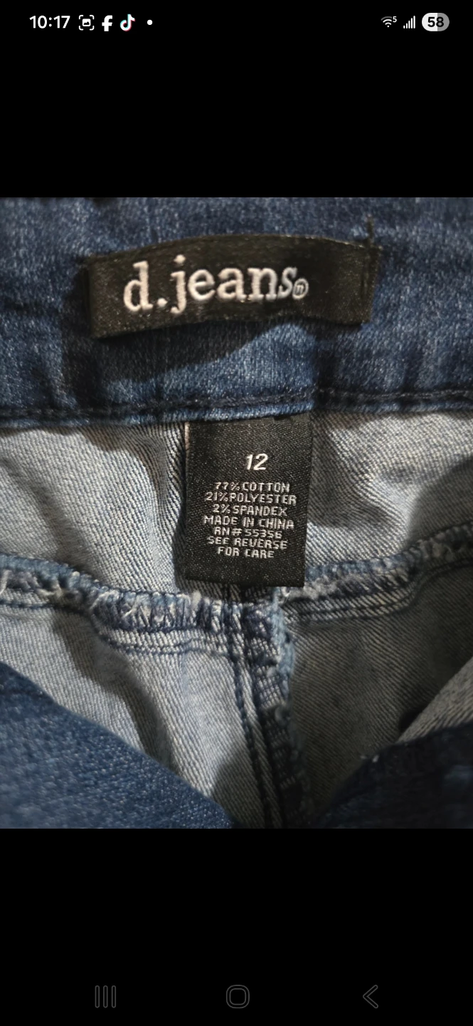 d.jeans High Waist Ankle Skinny  Jeans - Size 12 - photo 4