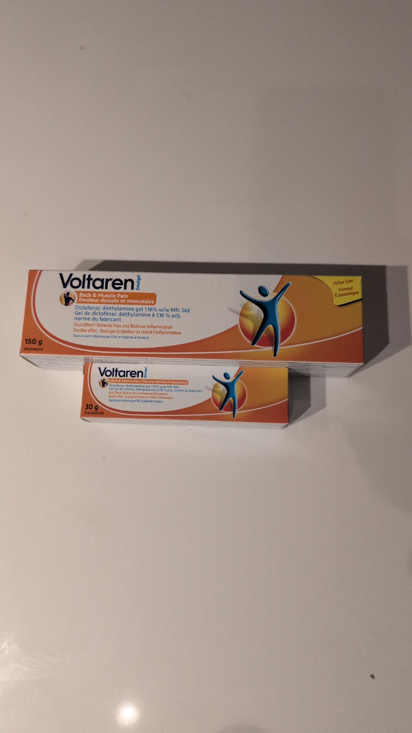 Voltaren Emulgel Back & Muscle Pain Relief - 150g & 30g