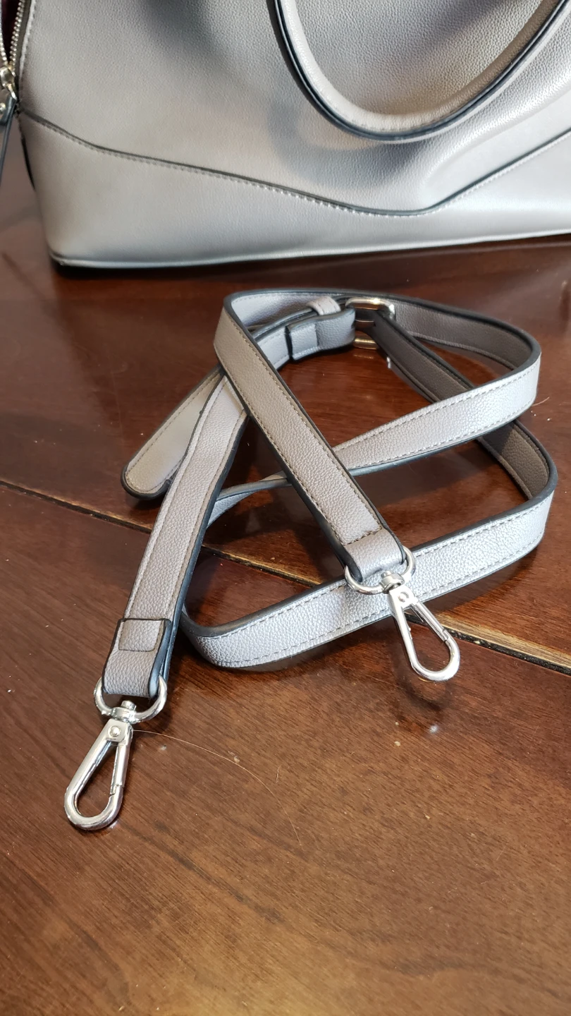 Lily & Ivy Grey Purse w/ spare strap - photo 5