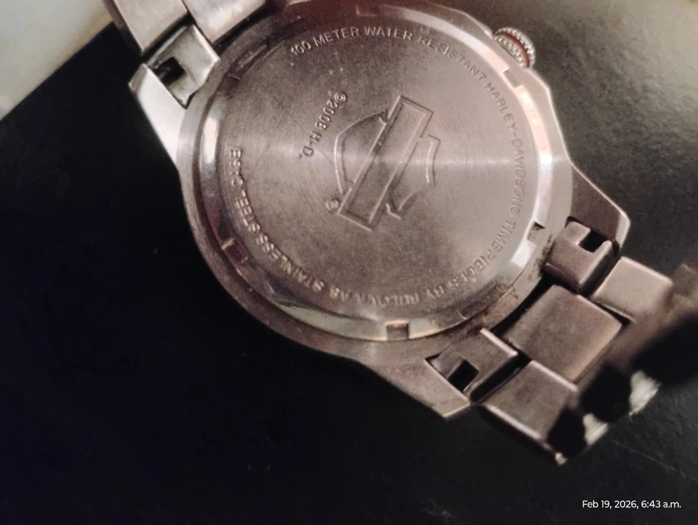 Harley-Davidson Bulova Chronograph Stainless Steel Watch - photo 3